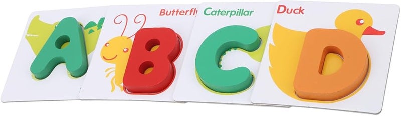 لعبة ألغاز بطاقات الحروف الأبجدية لعبة تعليمية للأطفال فوق 3 سنوات - Image 4